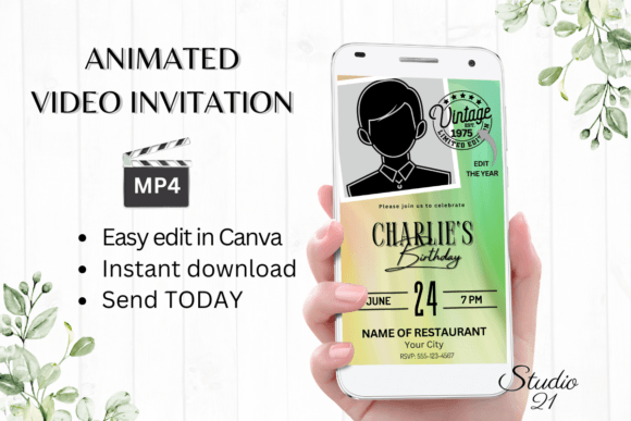 Animated Digital Birthday Invitation: Effortless Party Planning