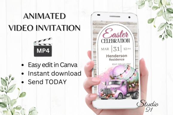 Animated Easter Celebration Invite: Your Modern Digital Greeting