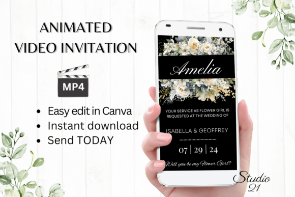 Electronic Flower Girl Proposal W3427FG: A Modern Serif for Creative Professionals