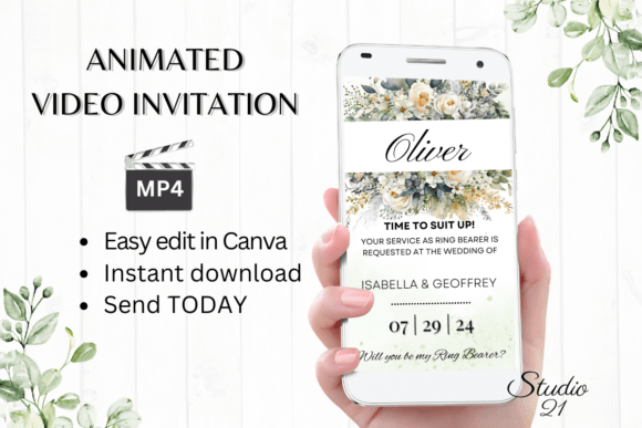 Electronic Ring Bearer Proposal W3426RB: Your Digital Storyteller