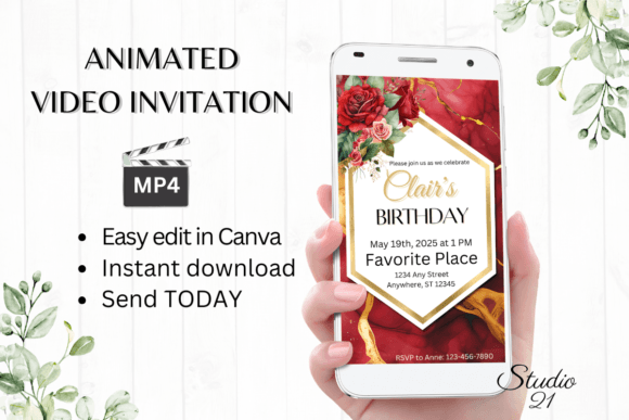 Elegant Marble Invites: Create Your Digital Masterpiece