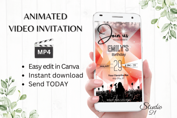 Karaoke Party Invitation: Instant Digital Celebrations