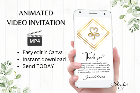 Minimalist Wedding Thank You W9912TU: A Modern Designer's Guide