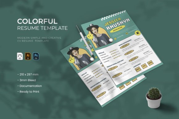 Retro Colorful - Resume: A Template That Actually Gets You Noticed