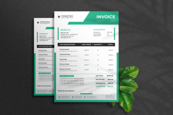 Streamline Your Brand with a Professional Invoice Design