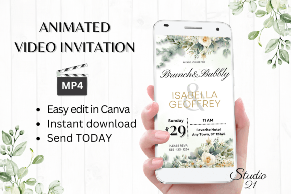 Streamline Your Celebration with Digital Wedding Brunch Invites