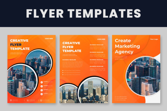 Unleash Your Creativity with Abstract Shape Flyer Templates